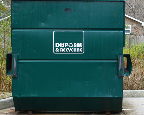 Dumpster Pad Cleaning